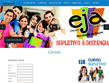 Tablet Screenshot of cursoreferencial.com.br